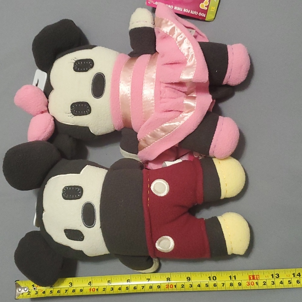 DISNEY Pookalooz Mickey and Minnie Plushy - Picture 2 of 2